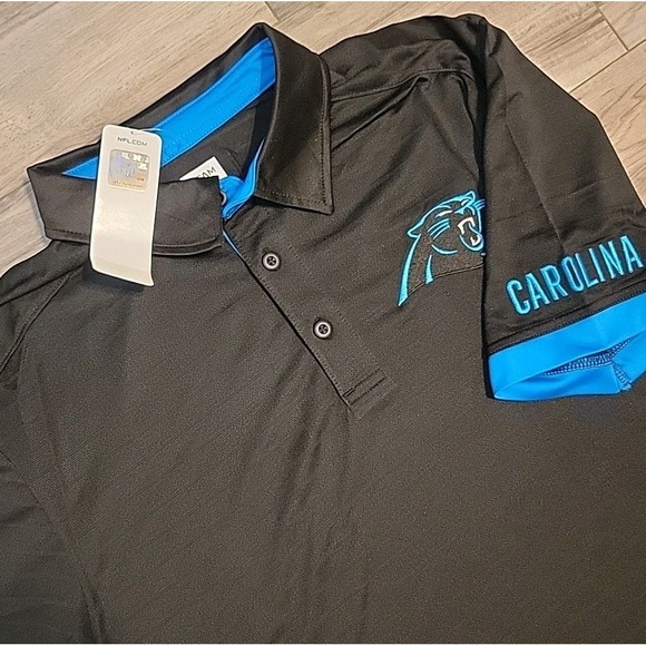 Other - Carolina‎ Panthers Shirt Mens Large NFL Team Apparel Training Golf Polo NEW